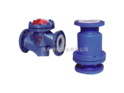 法兰卧式衬氟止回阀